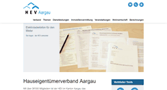 Desktop Screenshot of hev-ag.ch